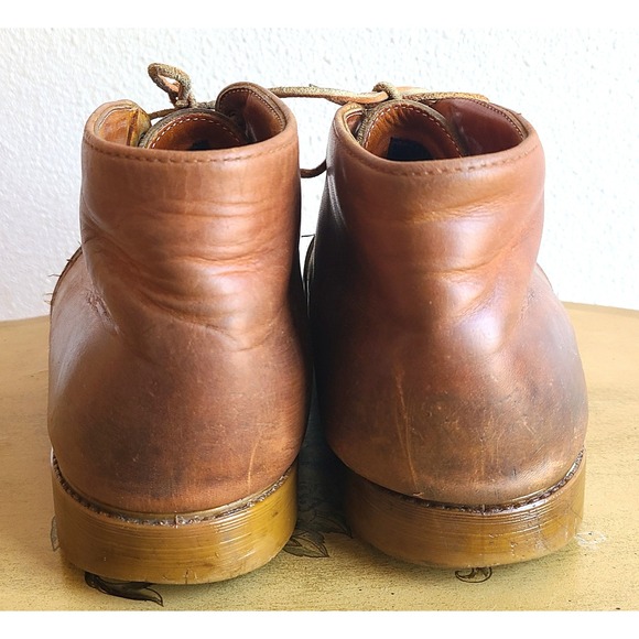 Timberland US 9 American Workwear Brown Leather Lace Up Chukka Boots‎ Vintage main image 4